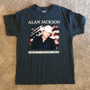 Alan Jackson Country 2015 Tour T-Shirt Large